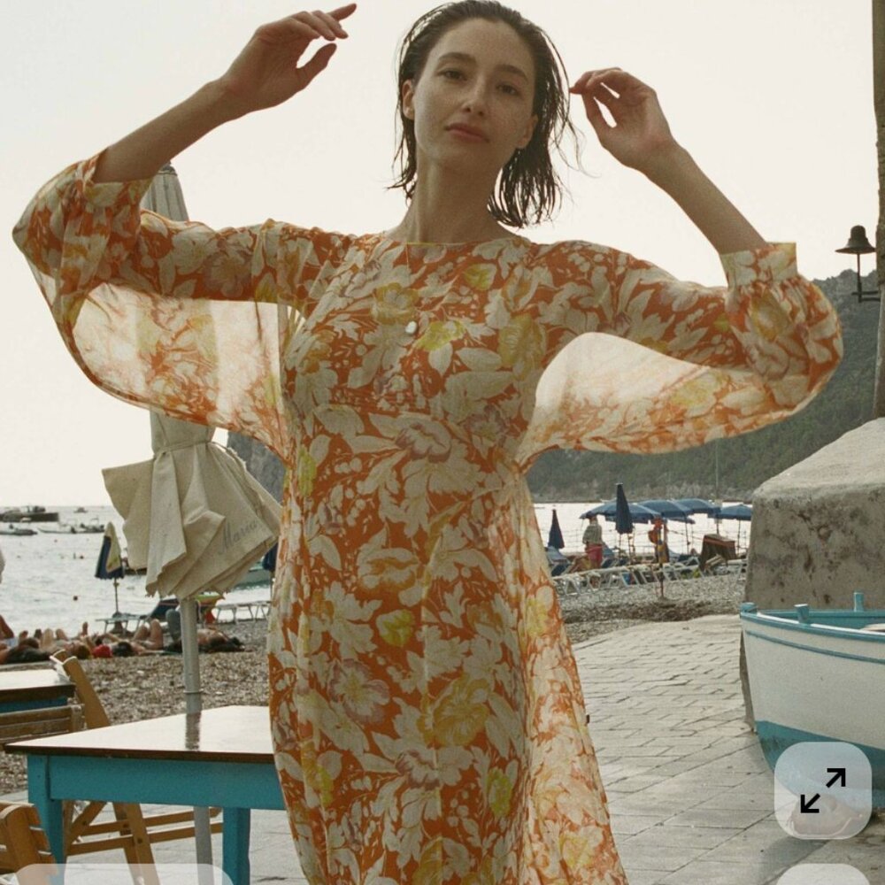 DOEN OLIANA DRESS -- SIENNA ANEMONE BLOOM